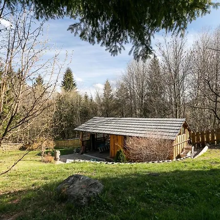 Ocarujuci Dreveny Dom V Prirodnom Prostredi